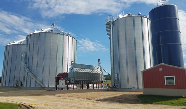 Farm Grain Bins